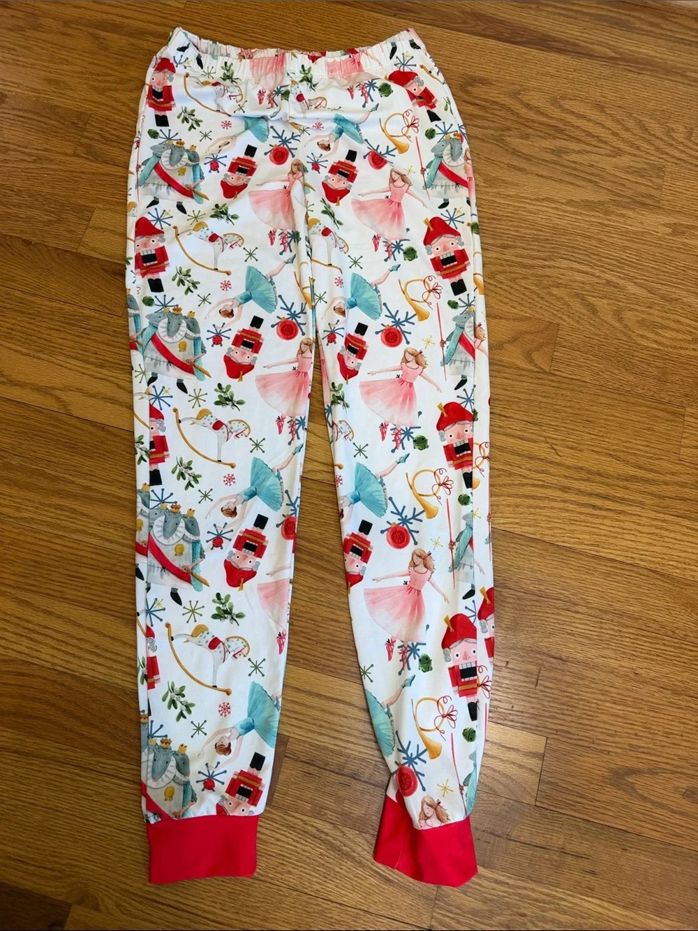 NWOT Millie Loves Lily Holiday Nutcracker & Ballerina Girl Pajamas in Red/White